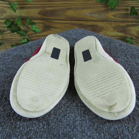 SPERRY Women's Boat Shoe Red Fabric‎ Sz 6 Medium Used 2025 - Picture 6 of 6